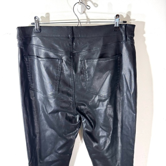 LOFT Womens black coated 5-pockets modal jeans Size 12 - Picture 6 of 11